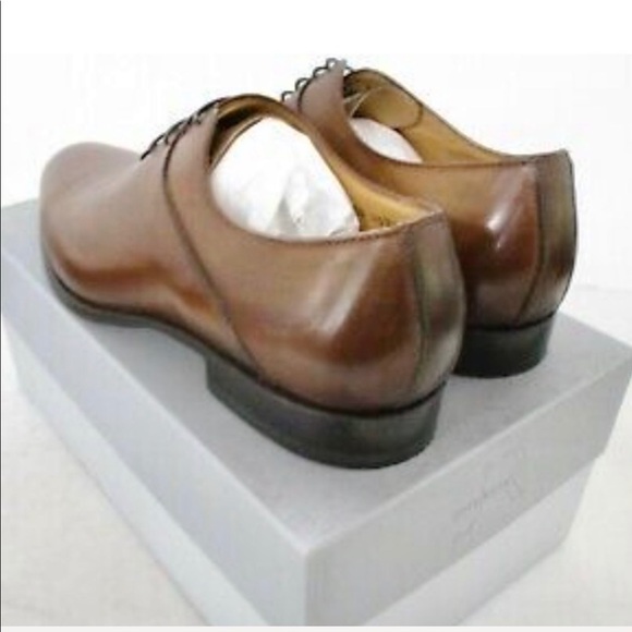 Italy Handcrafted Jose Real Crust Cuoio Brogues Dress Luxury Wingtips Brown - Picture 8 of 16